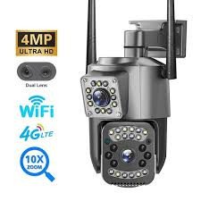 Champion Waterproof Outdoor Wireless WIFI IP Camera Dual Lens Security Camera