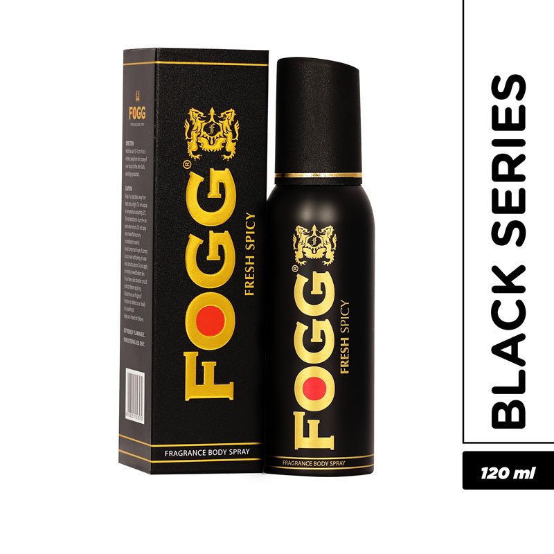 Fogg Black Men Body Spray (Spicy)-120ml
