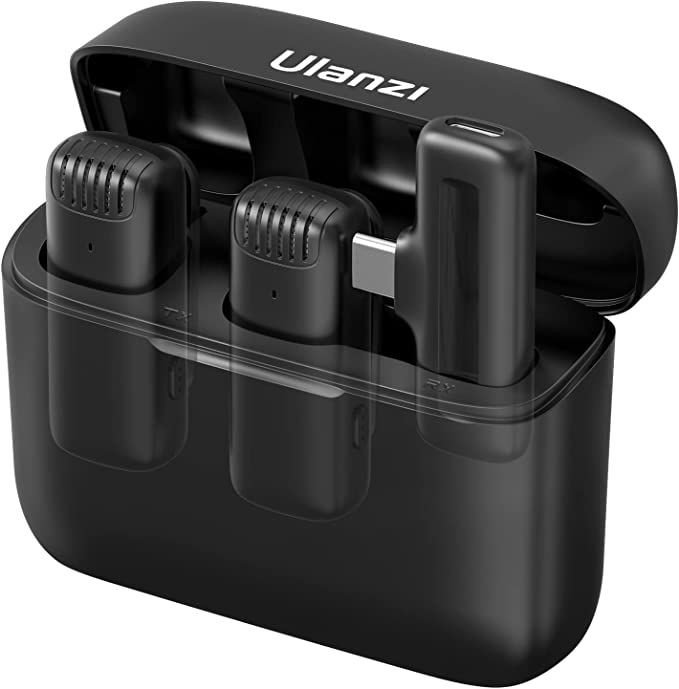 Ulanzi J12 Dual Wireless Microphone For Type-C & Iphone