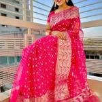 Exclusive Premium Handloom Zari Jamdani