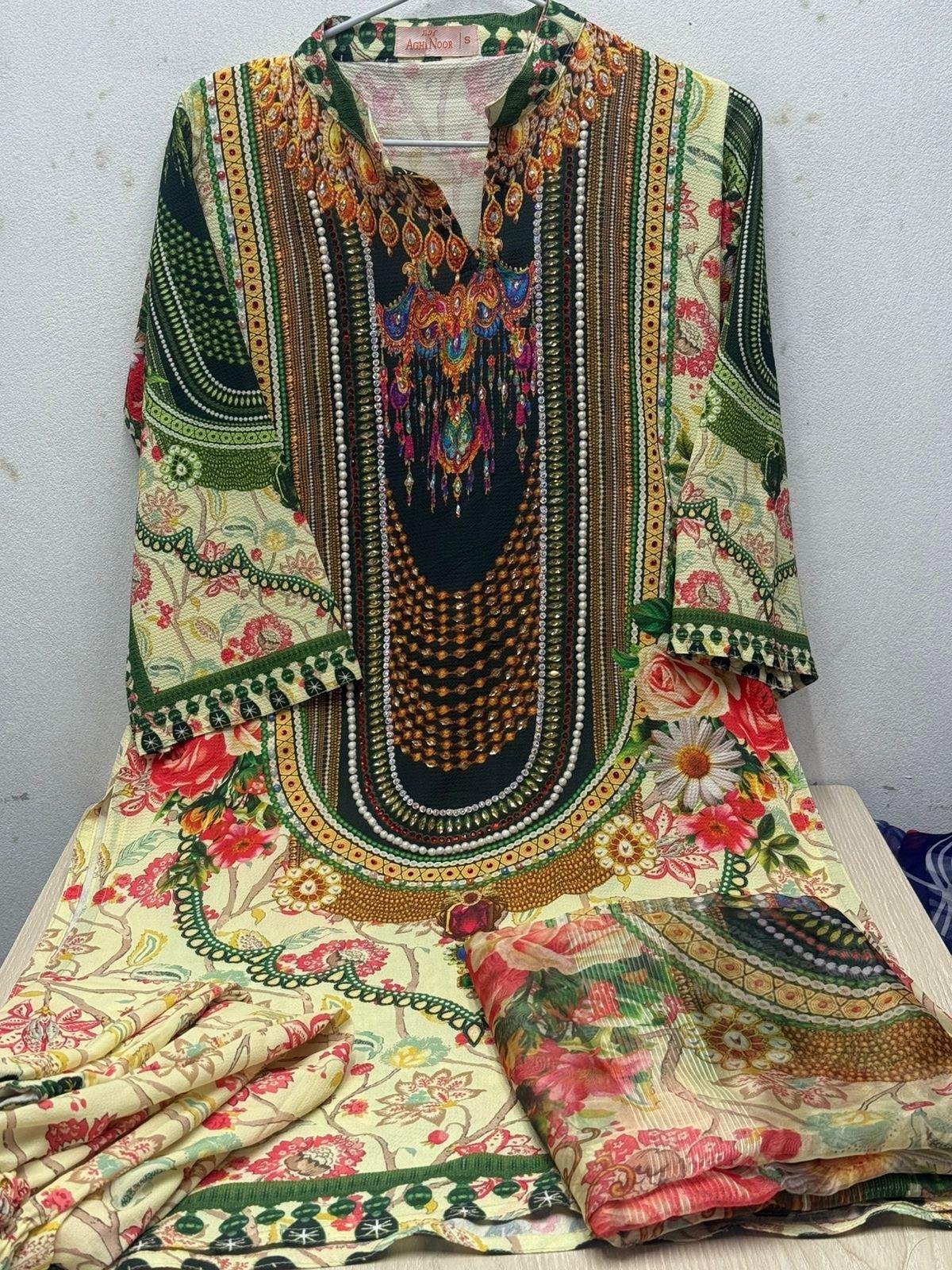 Buta Jorjet Readymade Three Piece