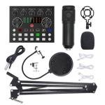 BM800 Studio Condenser Microphone set with V8s Sound Card